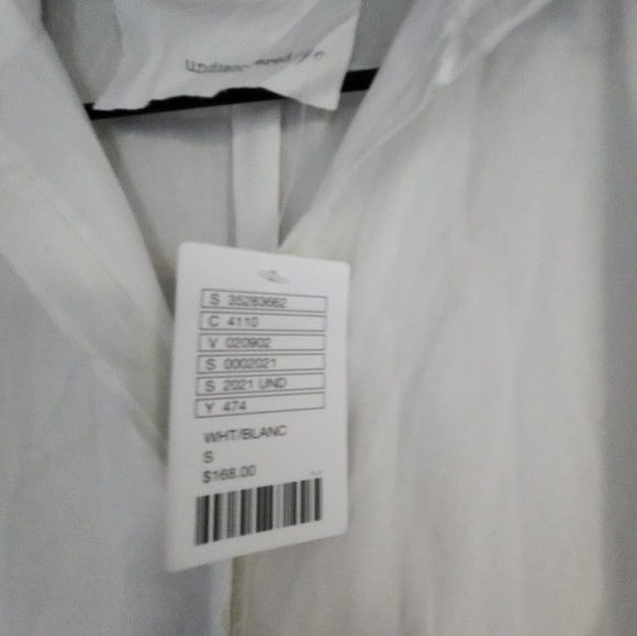 NWT Anthropologie Beautiful White Long Button Up - Picture 4 of 8